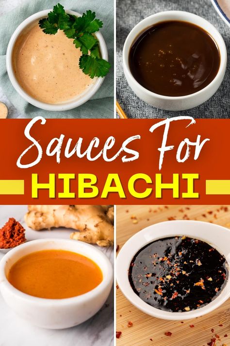 Sauces for Hibachi Hibachi Dipping Sauce Recipes, Hibachi Sauce Recipe Stir Fry, Hibachi Dipping Sauce, Hibachi Brown Sauce, Hibachi Shrimp Sauce, Hibachi Fried Rice Sauce, Hibachi Chicken Sauce, Hibachi Steak Sauce Recipe, Hibachi Sides