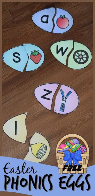 FREE Phonics Easter Eggs - this fun Easter activity for kids is a fun way to practice alphabet letters and the sounds that they make. Includes both long vowel and short vowel alphabet puzzles. This is a fun literacy center, abc game,or at home practice for preschool, prek, kindergarten, and first grade kids. #easterlearning #phonics #kindergarten Easter Literacy, Easter Math Activities, Easter Egg Activities, Preschool Easter, Easter Math, Phonics Free, Kindergarten Art Projects, Easter Activity, Easter Preschool