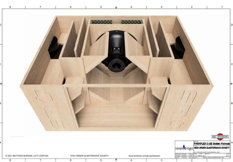 Box Speaker Subwoofer, Wood Speakers Design, Dj Box, Car Speaker Box, Custom Speaker Boxes, Subwoofer Wiring, Diy Subwoofer, Pro Audio Speakers, Wood Speakers