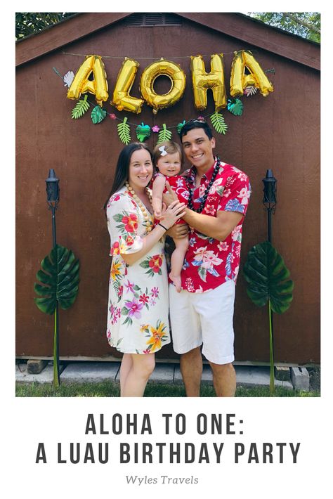 Hawaiin Themed First Birthday, Hawaiian Theme 1st Birthday Party, One Big Luau First Birthday, First Luau Birthday Party Girl, 1st Birthday Luau Girl, Aloha First Birthday Party, Luau 1st Birthday Party Boy, Hawaiian First Birthday Party Girl, Hawaii First Birthday Party