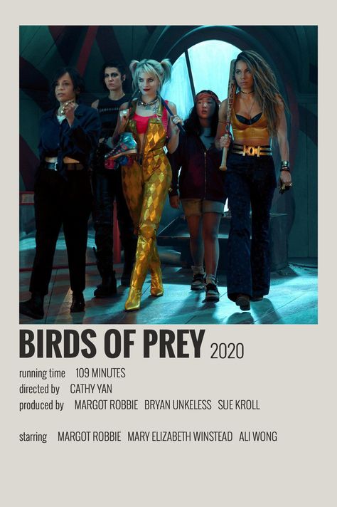 alternative minimalist polaroid poster made by @majaaplb (me) Birds Of Prey Movie, Prey Movie, Films Posters, Aesthetic Movie, Tv Posters, Polaroid Posters, Film Netflix, Iconic Movie Posters, Movie Card