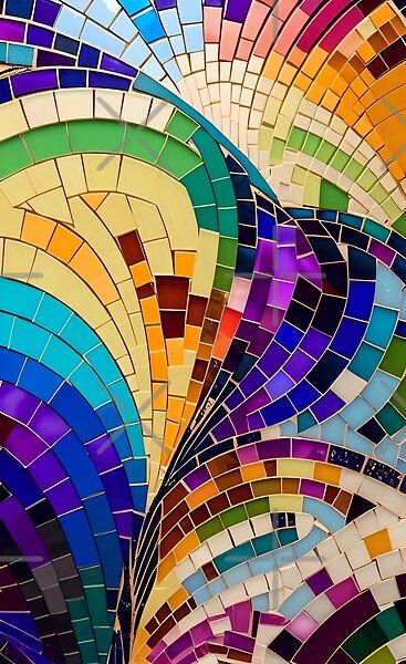 Mosaic Spain Gaudi trencadis style by LolioGifts | Redbubble Gaudi Color Palette, Antoni Gaudi Mosaic, Spanish Mosaic, Hispanic Heritage Month Crafts, Gaudi Art, Gaudi Mosaic, Abstract Mosaic Art, Art Presentation, Mosaic Madness