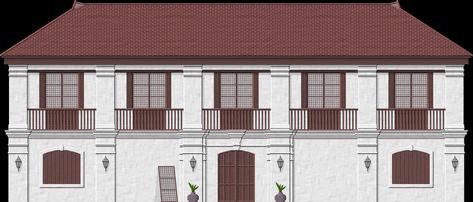 Traditional Filipino House, Ancient Philippines, Colonial Facade, Vigan City, Filipino Home, School Reference, Philippine Architecture, Filipino House, Filipino Architecture