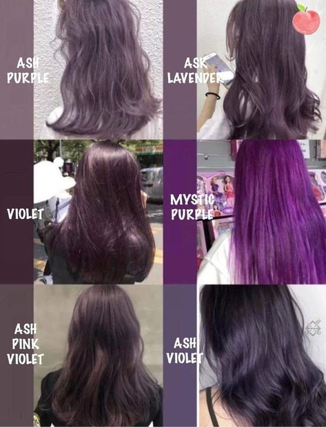 Medium Hair Dye Ideas, Short Hair Fashion Color, Muted Purple Hair, No Bleach Hair Color For Dark Hair, Hair Low Maintenance, Wash And Go Styles, Plum Hair Color, Oc Creation, Bob Haircut Ideas