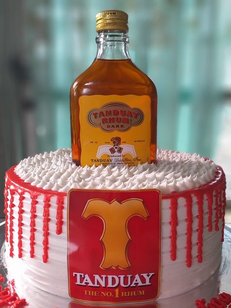 Tanduay Cake Design, Tanduay Cake, Logo Cake, Cake Topper Printable, Modern Design Ideas, Cake Logo, Theme Cake, Cake Decor, Themed Cakes