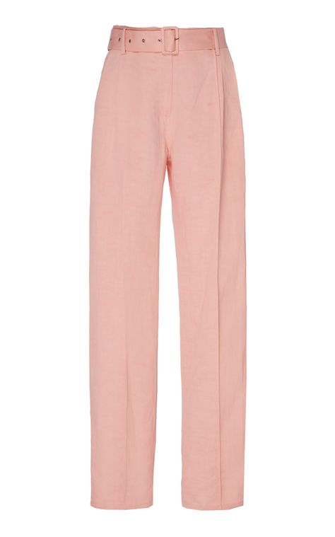 Pants Png, Peach Pants, Sally Lapointe, Pants Women Fashion, Rose Pale, Belted Pants, Peach Fuzz, Fashion Wishlist, Pink Pants