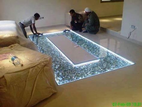 Amazing DIY Adding Glass Flooring With Pebble In Your Home - Engineering Discoveries Glass Flooring, Home Engineering, Bar Flooring, Water Collection, Living Room Partition, Living Room Partition Design, Room Partition Designs, Rain Barrel, Furniture Design Living Room