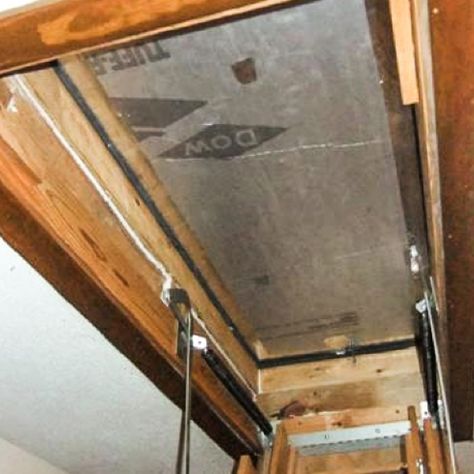 Attic Door Insulation, Attic Access Door, Attic Stair Insulation, Attic Door, Stairs Covering, Attic Doors, Attic Ladder, Attic Closet, Attic Playroom