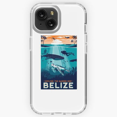 "Belize Barrier Reef ocean sea " Sticker for Sale by seaberrydesignz | Redbubble Belize Barrier Reef, Belize, For Sale