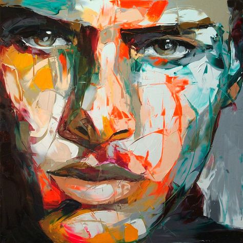 25 Vibrant and Explosive Colorful Oil Paintings by Francoise Nielly | Read full article: http://webneel.com/25-vibrant-and-explosive-colorful-oil-paintings-francoise-nielly | more http://webneel.com/paintings | Follow us www.pinterest.com/webneel Francoise Nielly, Françoise Nielly, Face Oil Painting, Easy Canvas Painting, Art Pop, Beginner Painting, Art And Illustration, Colorful Paintings, Pics Art