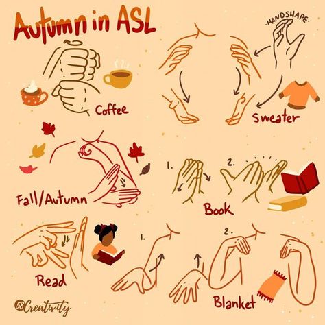 English Sign Language, Light Orange Background, Asl Words, Learning Asl, Simple Sign Language, Sign Language Art, Asl Sign Language Words, Sign Language Chart, Sign Languages