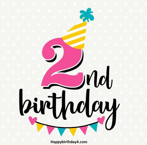 Happy 2nd Birthday | 2nd Birthday Wishes Greetings - Happy Birthday Shark Party Decorations, Birthday Wishes Greetings, Girl 2nd Birthday, Svg Kids, Happy 2nd Birthday, Birthday Girl Shirt, Birthday Svg, Second Birthday, Birthday Numbers