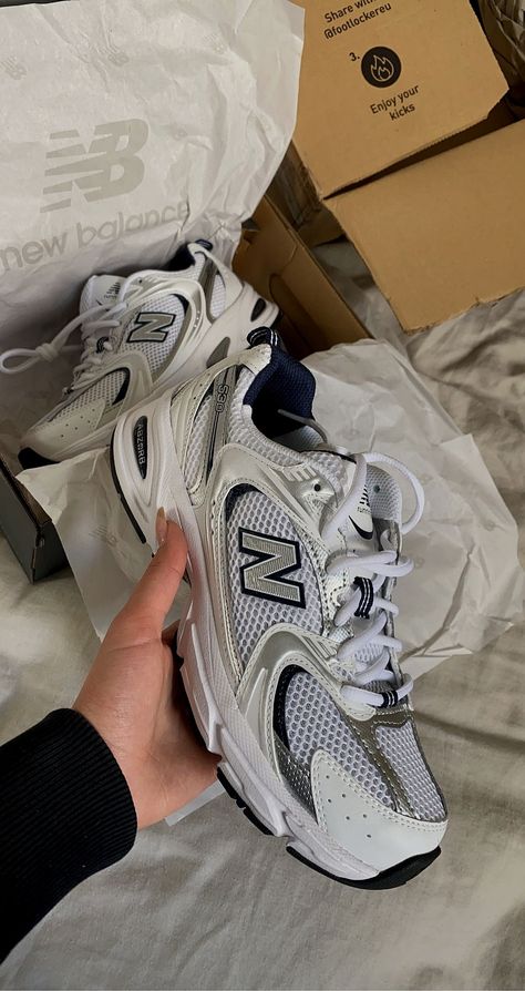 new balance 530, sneaker, streetwear, new balance, white shoes New Balance Shoes Women's Outfit, Old Nike Shoes, Nb 530, Nb Sneakers, Old Nikes, Trendy Shoes Sneakers, Pretty Shoes Sneakers, Shoes Outfit Fashion, Balance Sneakers