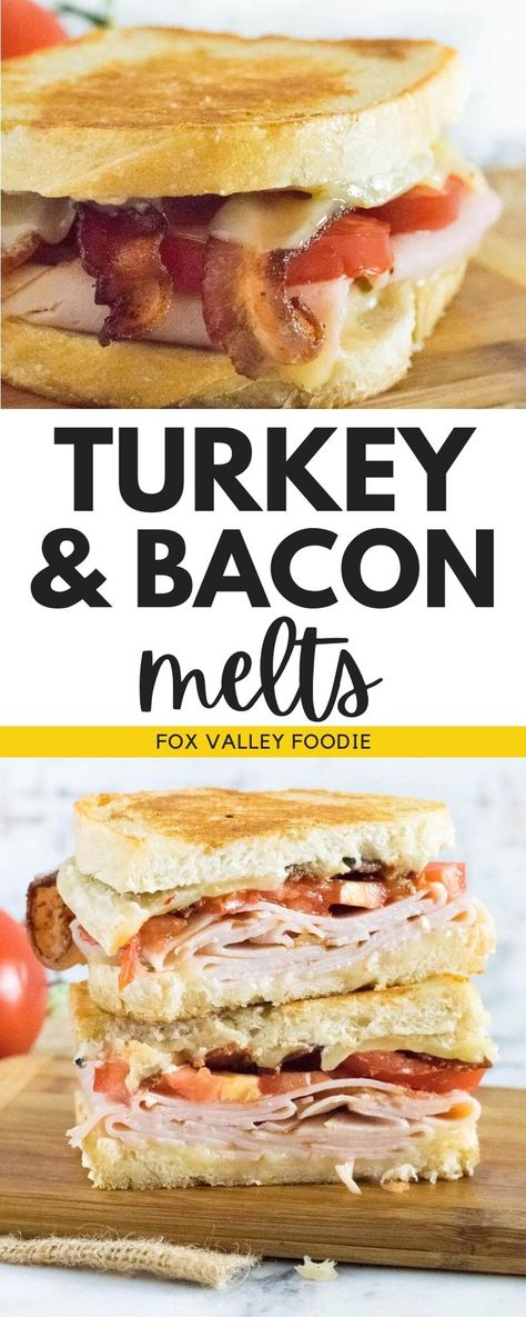 Turkey Melt Sandwich, Toasted Turkey, Turkey Slices, Hoagie Sandwiches, Turkey Melt, Turkey Lunch Meat, Turkey Sandwiches Recipes, Food Sandwiches, Sandwhich Recipes