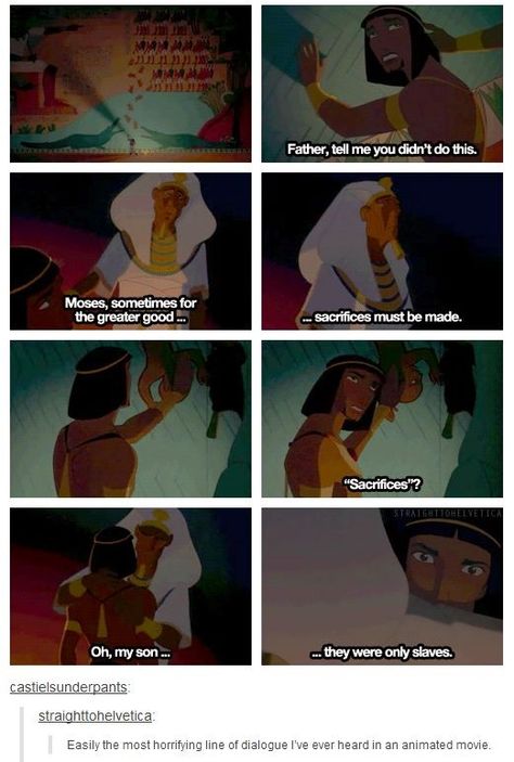 So horrible... Funny Kids Books, The Prince Of Egypt, Laika Studios, Prince Of Egypt, Dc Memes, Kids Books, Disney Memes, Disney Funny, Film Serie