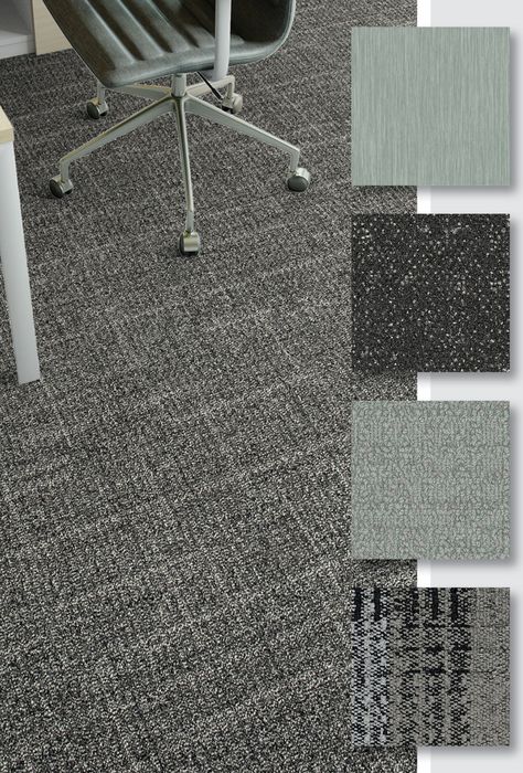 Carpet Tiles Office, Modular Carpet Tiles, Industrial Office Design, Modular Carpet, Commercial Carpet Tiles, Maple Floors, Interior Finishes, Office Carpet, Resilient Flooring