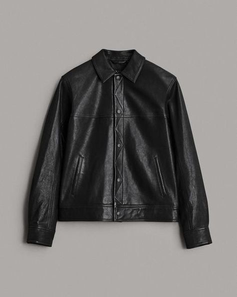 Buy the Owen Leather Trucker | rag & bone Rag And Bone, Trucker Jacket, Workout Jacket, A New Day, Dress Codes, Fashion Advice, Rag & Bone, Me Too Shoes, Outfit Of The Day