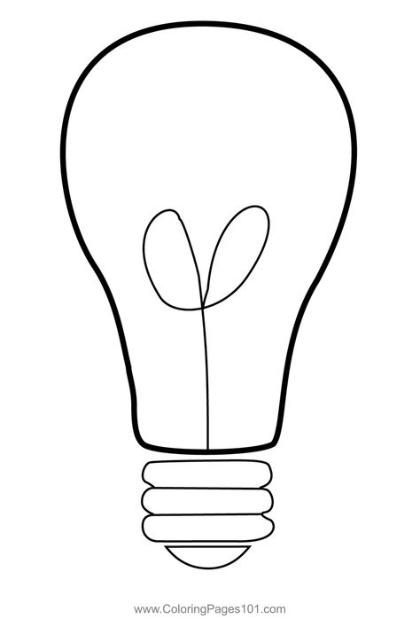 Light Bulb 1 Coloring Page Lewis Latimer Light Bulb Craft, Light Bulb Template Free Printable, Light Bulb Printable Free, Lightbulb Template Free Printable, Light Crafts For Kids, Light Bulb School Theme, Light Bulb Coloring Page, Printable Light Bulb Template, Drawing Light Bulb