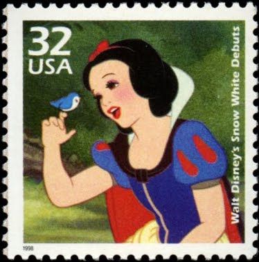 Postage Stamps Usa, Vintage Disney Princess, طوابع بريد, Usa Stamps, Postal Vintage, Going Postal, Images Disney, Postage Stamp Art, Vintage Postage Stamps