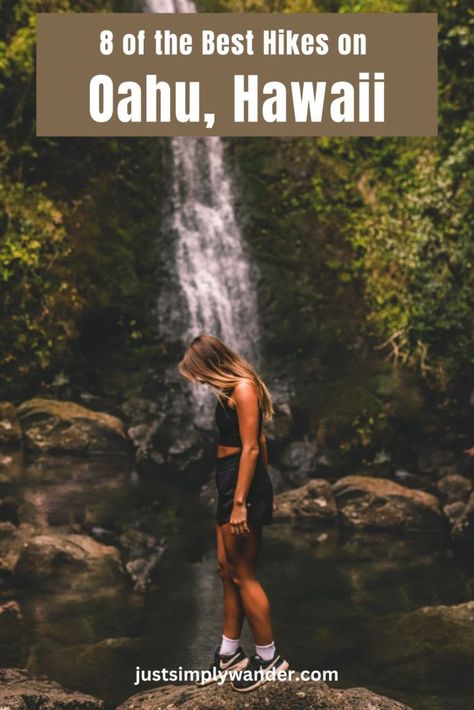 8 of the Best Hikes on Oahu | Simply Wander Schofield Barracks Hawaii, Oahu Waterfalls, Hawaii Waterfalls, Jungle Hike, Oahu Hikes, Hawaii Hikes, Hawaii Things To Do, Moving To Hawaii, Hawaii Travel Guide