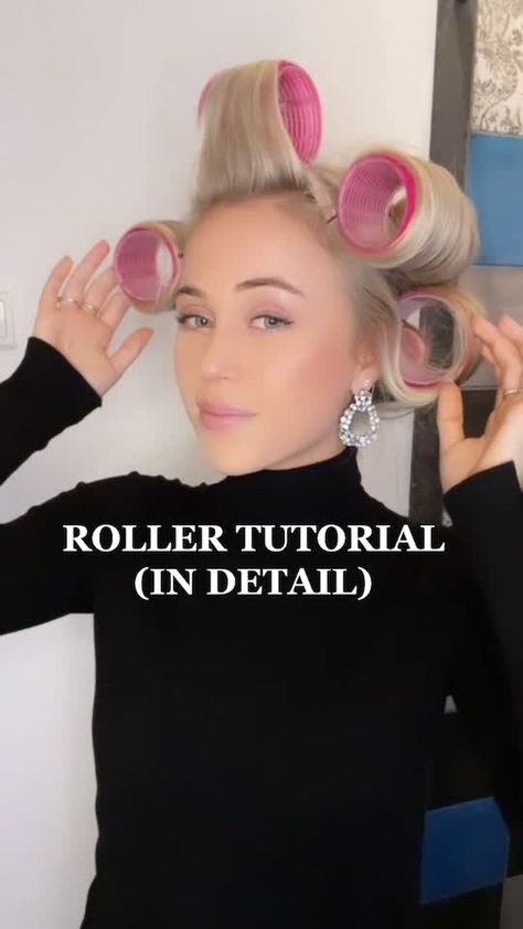 Lilly(@lillyvanbrooklyn) on TikTok: A more in depth tutorial for who asked 💜 #hairtok #fyp Hair Rollers Tutorial, Medium Length Haircut, Blowout Hair, Round Face Haircuts, Hair Medium, Haircut For Thick Hair, Medium Length Hair, Hair Rollers, Haircuts For Fine Hair