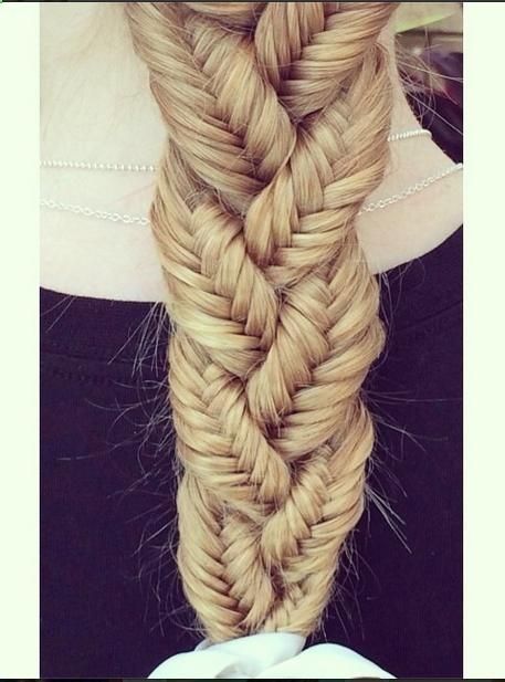 Blonde Hair Braids, Fishtail Plait, Fishtail Braids, Long Hairdos, Fishtail Braid, Cool Braids, Beautiful Braids, Hair Braids, Fish Tail Braid