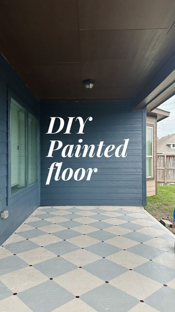 Fariha Nasir (Fa-ree-ha) on Instagram: "What do you get when you cross a pencil, paint, and a foam roller? This STUNNING DIY painted floor! 😭👏the how-to part and FAQs are in highlights. . #patiodesign #diyhomeprojects #penniesforafortune #houstonhomes" Fariha Nasir, Diy Painted Floors, Patio Floor, Green Acres, Painted Floor, Porch Steps, Patio Flooring, Foam Roller, A Pencil