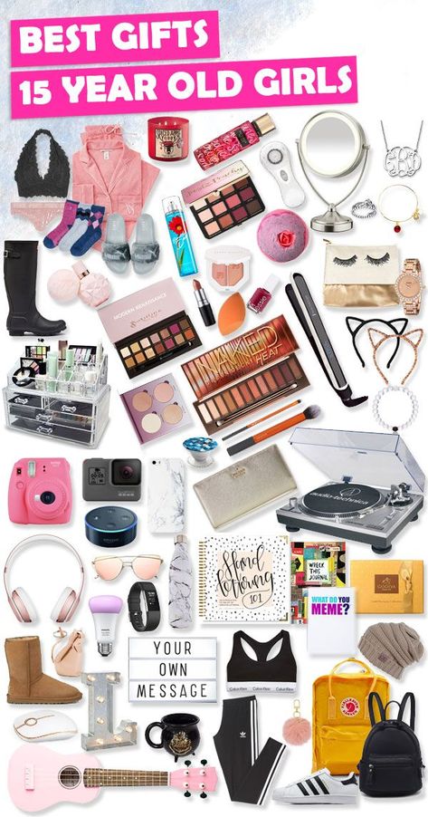 What are the great gifts for 15-year-old girlsWith over 800 gift ideasdon't worry this list has you covered. Birthday Presents For Teens, Diy Crafts For Teen Girls, Diy Crafts For Teens, Christmas Gifts For Teen Girls, Cool Gifts For Teens, Birthday Gifts For Teens