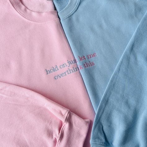 Obsessed with these colour combos 🎀 matching bestie sweatshirts 🫶🏼 remember if you and your bestie are both ordering - take advantage of the multibuy discount and order together for 10% off!! 💅🏼 #embroidery #smallbusiness Bestie Sweatshirts, Sweatshirt Design Ideas, Basic Clothing, Bday Wishlist, Matching Hoodies, Colour Combos, Matching Sweatshirts, Xmas Ideas, Causual Outfits