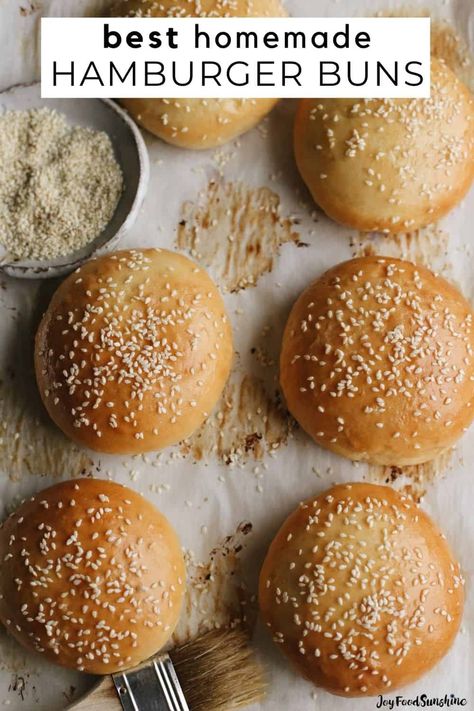 Discard Burger Buns, Winter Sandwiches, Best Burger Buns, Buns Recipe Easy, Homemade Burger Buns, Burger Bread, Burger Buns Recipe, Hamburger Bun Recipe, Homemade Hamburger Buns