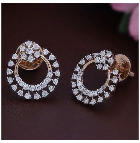 Diamond Earrings Indian, Real Diamond Jewellery, Small Earrings Gold, Women's Wedding Bands, Real Diamond Earrings, Real Diamond Necklace, Diamond Earrings For Women, Diamond Bracelet Design, Diamond Pendants Designs