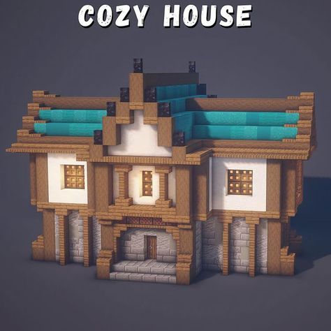 18 Minecraft Medieval Build Ideas and Tutorials - Mom's Got the Stuff Minecraft Medieval House, Construction Minecraft, Case Minecraft, Rumah Minecraft Sederhana, Minecraft Structures, Bangunan Minecraft, Minecraft House Plans, Minecraft Farm, Minecraft Cottage