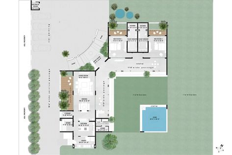 dipen gada floods this farmhouse in india with patterned shadows Farmhouse Design India, Farm Houseplans India, Indian Farmhouse Design, Farmhouse India, Farm Houseplans, Dipen Gada, Farmhouse Design Plans, Brick Courtyard, Calming Interiors