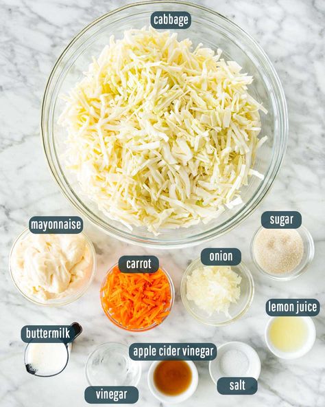 Coslaw Recipes, Kfc Coleslaw Recipe, Cooking Soul Food, Kfc Chicken Recipe, Easy Coleslaw, Coleslaw Recipe Easy, Coleslaw Salad, Kfc Recipe, Recipes Salads