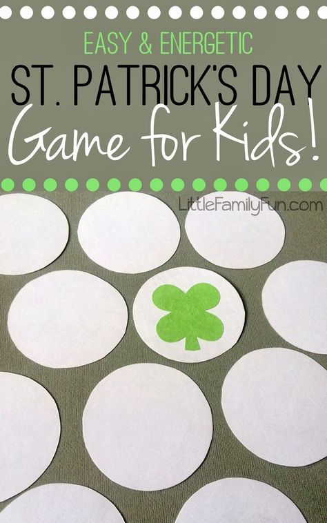 FUN St. Patricks Day game for kids! Get out some wiggles!! 21st Birthday Games, Fun St Patricks Day, Sant Patrick, March Crafts, St Patricks Crafts, St Patricks Day Crafts For Kids, March Activities, St Patrick Day Activities, St Patrick's Day Crafts