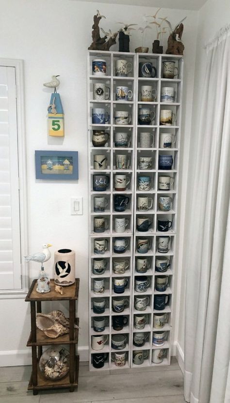 Starbucks tumbler collection display