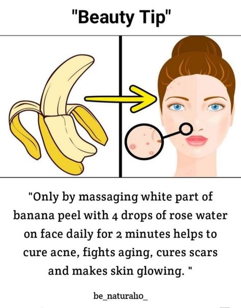 Beauty Tips And Hacks, Banana Face Mask, Beauty Mistakes, Skin Face Mask, Natural Skin Care Remedies, Basic Skin Care Routine, Banana Peel, Natural Facial, Skin Glowing