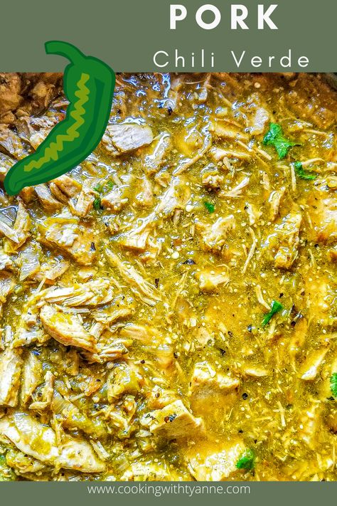 Green Chili Pork Crock Pot, Pork Green Chili Recipe Slow Cooker, Green Chili Verde Pork Crock Pot, Green Chili Pulled Pork Crockpot, Green Chilli Pork Recipes, Homemade Chili Verde Pork, Chili Verde Burritos Recipe, Chilli Verde Recipe Pork Crock Pot, Green Pork Chili