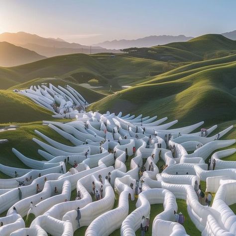 Ulises on Instagram: "•lost in landscapes•  #maze #mazerunner #labyrinth #laberinto #labyrinths #labyrinthart #mazearchitecture #lostarchitecture #mazes"