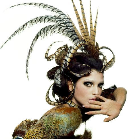 Remembering Pablo Manzoni, the Original “Make-Up Man” and One of Fashion’s Brightest Stars | Vogue Bert Stern, Bulgari Jewelry, Love Jar, Feather Fashion, Feather Headdress, Italian Actress, Beauty Shots, Magical World, Elizabeth Arden