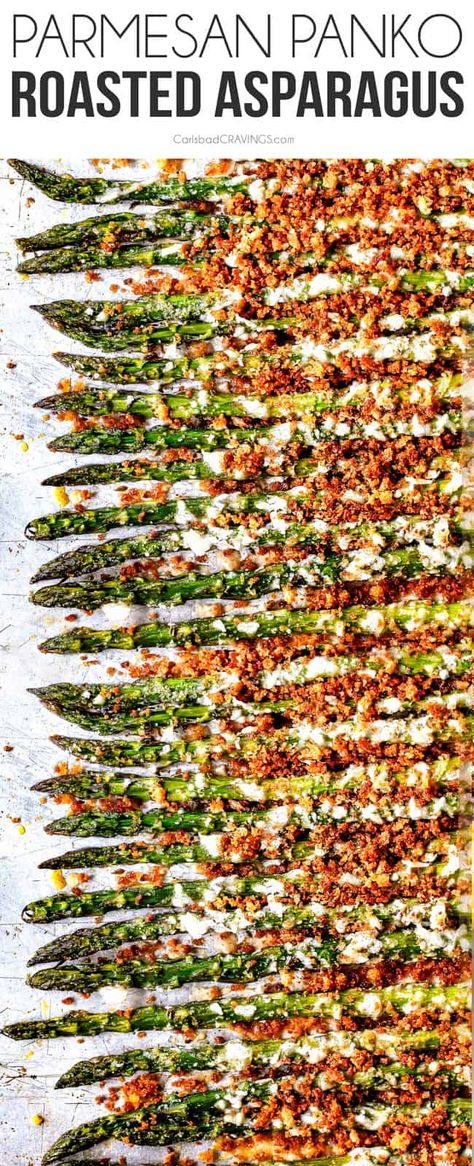 Parmesan Roasted Asparagus in the Oven - Carlsbad Cravings Parmesan Asparagus Baked, Oven Baked Asparagus, Butter Asparagus, Asparagus Garlic, Asparagus Recipes Baked, Asparagus Recipes Roasted, Oven Roasted Asparagus, Parmesan Asparagus, Asparagus Recipes