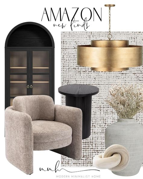 Sharing some of this weeks handpicked collection of sleek and modern home decor finds from Amazon. Im obsessed with these stunning coffee tables and the price point is so good! Also these modern living room and bedroom rugs have stolen my heart! They are the perfect balance of bold and neutral! I have over 400+ home inspiration decor finds from Amazon, Target, wayfair and more in my @shop.ltk. Just head to the link in my bio for more home decor inspiration. SHOP THIS POST👇🏻 Follow then Comm... The Hilary Style Interior Design, Cozy Neutral Living Room Mood Board, Amazon Finds Living Room, Moody Modern Farmhouse Living Room, Coffee Living Room Ideas, Cozy Moody Modern Living Room, Neutral Sitting Room Ideas, Inspired Modern Living Room, Modern Spanish Style Decor