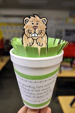 Groundhog Day Pop-up Puppet Preschool Groundhog, Groundhog Day Activities, February Classroom, Ground Hog, February Activity, Teaching Holidays, February Crafts, Winter Classroom, Winter Kindergarten