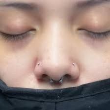 Double Nostril And Septum, Double Nostril And Septum Piercing, Nostril And Septum, Double Nostril, Septum Piercing, Body Mods, Dean, Piercings, Nose Ring