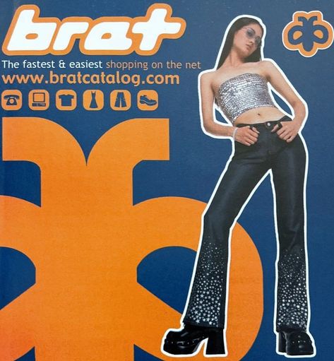 Brat Catalog Ads from YM Magazine Year 2000 Y2K Outfits Y2k Fashion Style Lifestyle Aesthetic Y2k Fashion Ads, Y2k Magazine Aesthetic, Y2k Ads, 2000s Ads, 2000s Fashion Magazine, Ym Magazine, 2000s Design, Y2k Magazine, Real Y2k