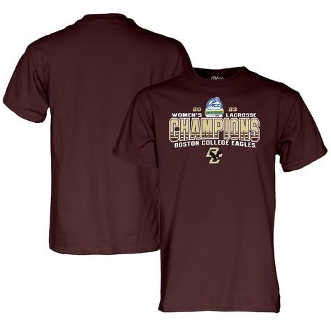 Your Boston College Eagles worked hard all season to earn the right to call themselves the 2023 ACC Women's Lacrosse Tournament Champions. Celebrate this title with this T-Shirt from Blue 84. The celebratory Boston College Eagles graphics will make it your go-to shirt to wear on game days going forward. Golf Championship, College World Series, Ncaa Softball, Womens Lacrosse, Mississippi State Bulldogs, Boston College, James Madison, Mens Soccer, Oklahoma Sooners