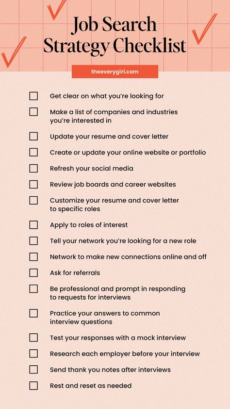 8 Job Search Strategies You Should Know | The Everygirl Job Search Motivation, Job Interview Prep, Job Interview Answers, Job Interview Advice, Talk To People, Interview Answers, Resume And Cover Letter, Job Advice, Job Seeking