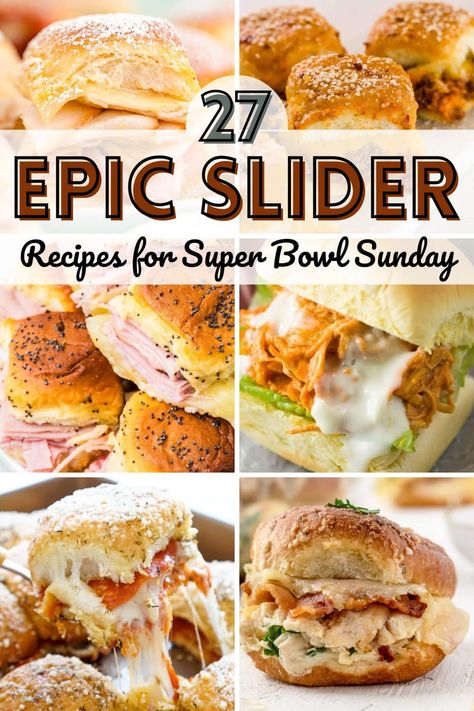 Super Bowl Sliders, Steak Sliders, Football Foods, Easy Slider Recipes, Mini Sliders, Slider Sandwiches, Summer Food Party, Bowl Party Food, Party Sandwiches