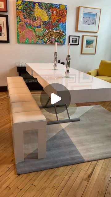 Expand Furniture on Instagram: "Box Coffee to Dining Table & Mini Scatola Bench by @expandfurniture 

👇Comment below for a link to these products or checkout or website in bio!" Table Renovation, Expanding Dining Table, Expand Furniture, Earth Wind, Face Book, Condo Living, Top Interior Designers, Flipping Furniture, Small Space Living