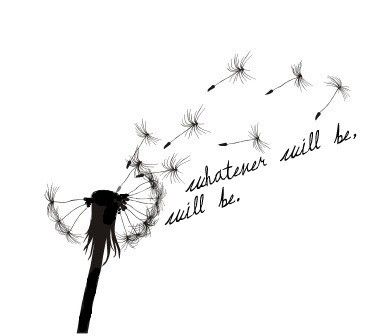 Que Sera Sera Dandelion Tattoo, A Dandelion, Back Of Shoulder Tattoo, Geniale Tattoos, Shoulder Tattoos For Women, Ink Master, Design Tattoo, Shoulder Tattoo, A Quote